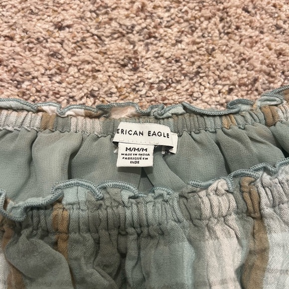 American Eagle Outfitters Multi-Color Off-Shoulder Top - Picture 4 of 4